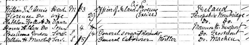 1901 census l'anie