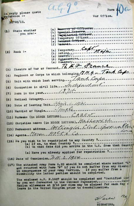 carew service record