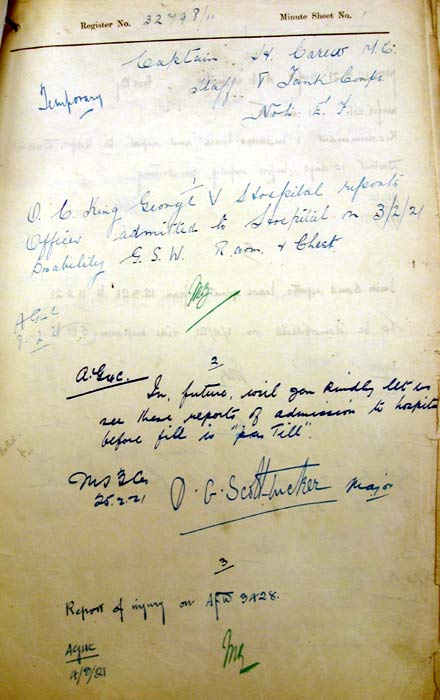 carew service record