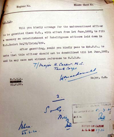 carew service record